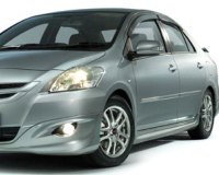 Toyota-Vios-2008 Compatible Tyre Sizes and Rim Packages